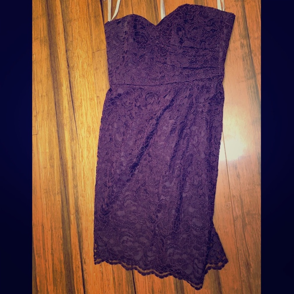 Strapless David’s Bridal dress- NWT